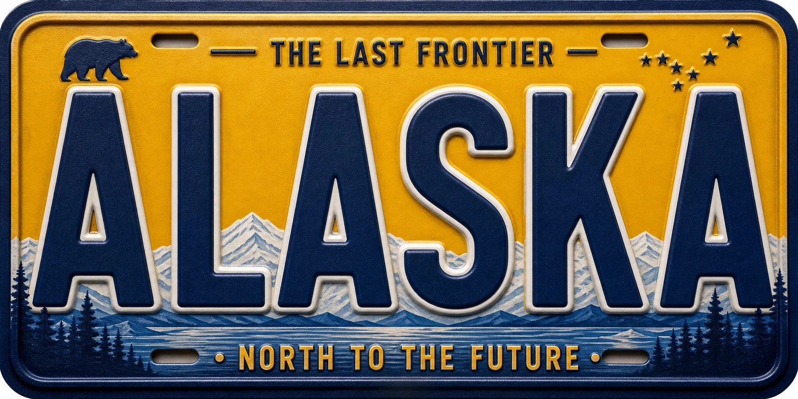 - Alaska — License Plate Replica