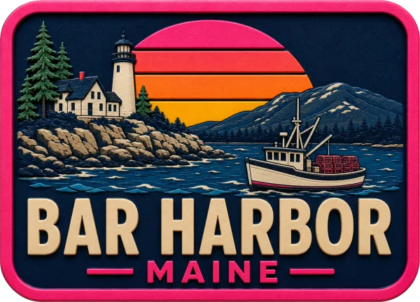 Bar Harbor - Maine — Vibrant Layers 3D Magnet