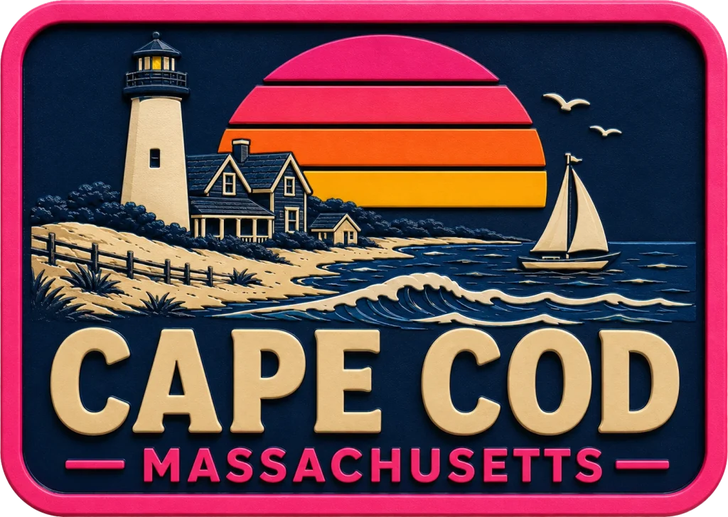 Cape Cod - Massachusetts — Vibrant Layers 3D Magnet