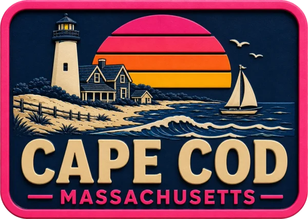 Cape Cod - Massachusetts — Vibrant Layers 3D Magnet