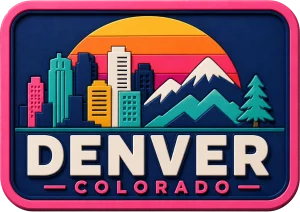 Denver - Colorado — Vibrant Layers 3D Magnet