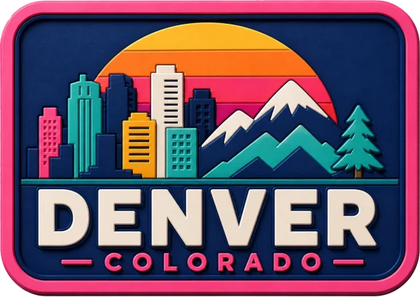 Denver - Colorado — Vibrant Layers 3D Magnet