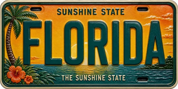 - Florida — License Plate Replica