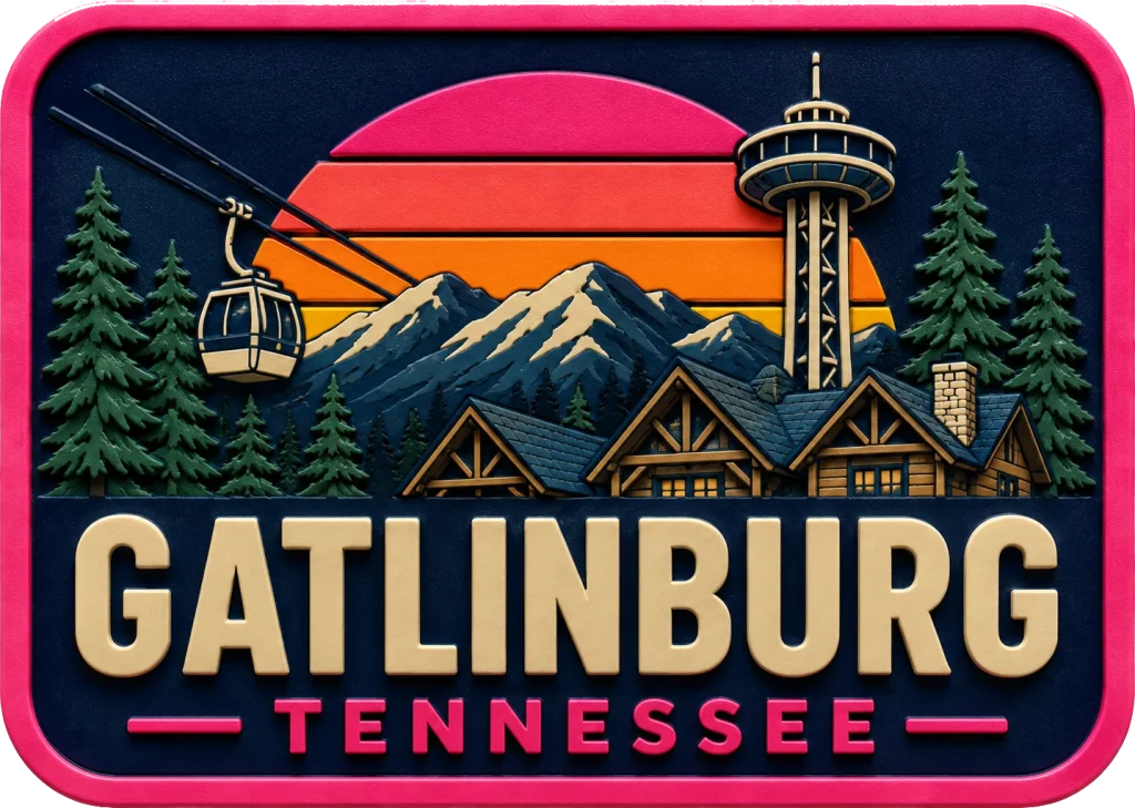 Gatlinburg - Tennessee — Vibrant Layers 3D Magnet