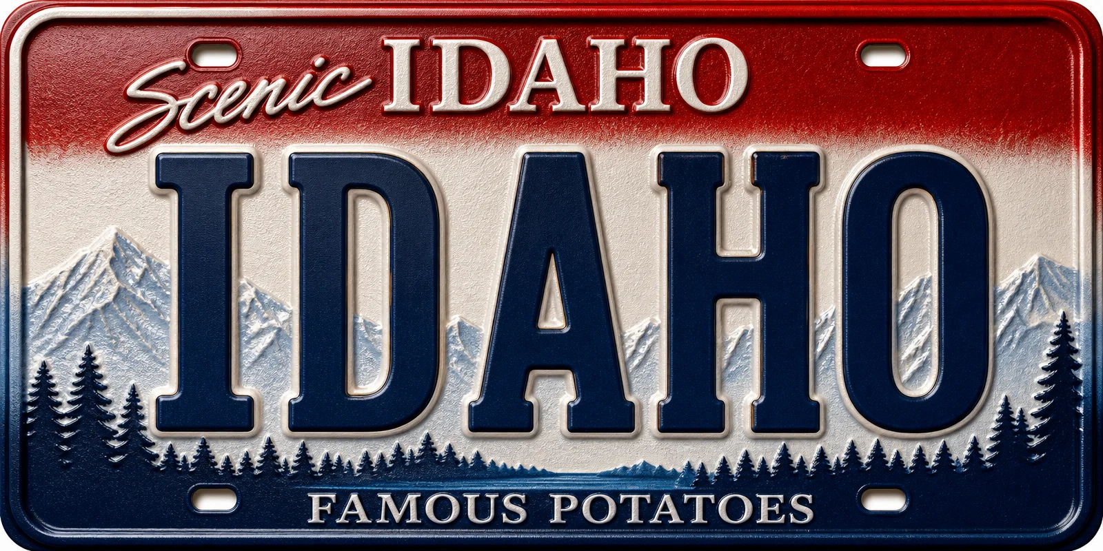 - Idaho — License Plate Replica