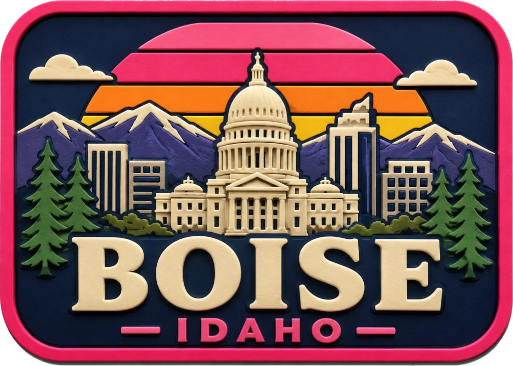 Idaho — Vibrant Layers 3D Magnet