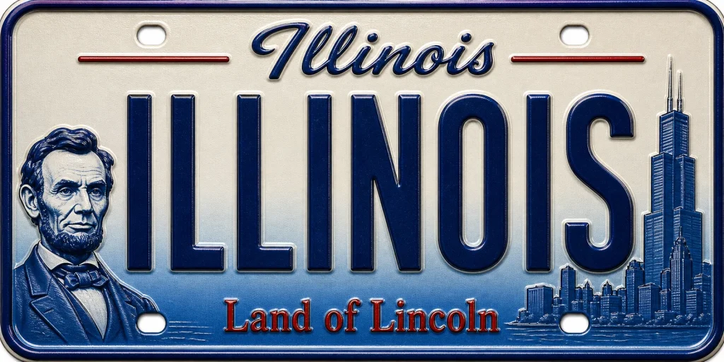 - Illinois — License Plate Replica