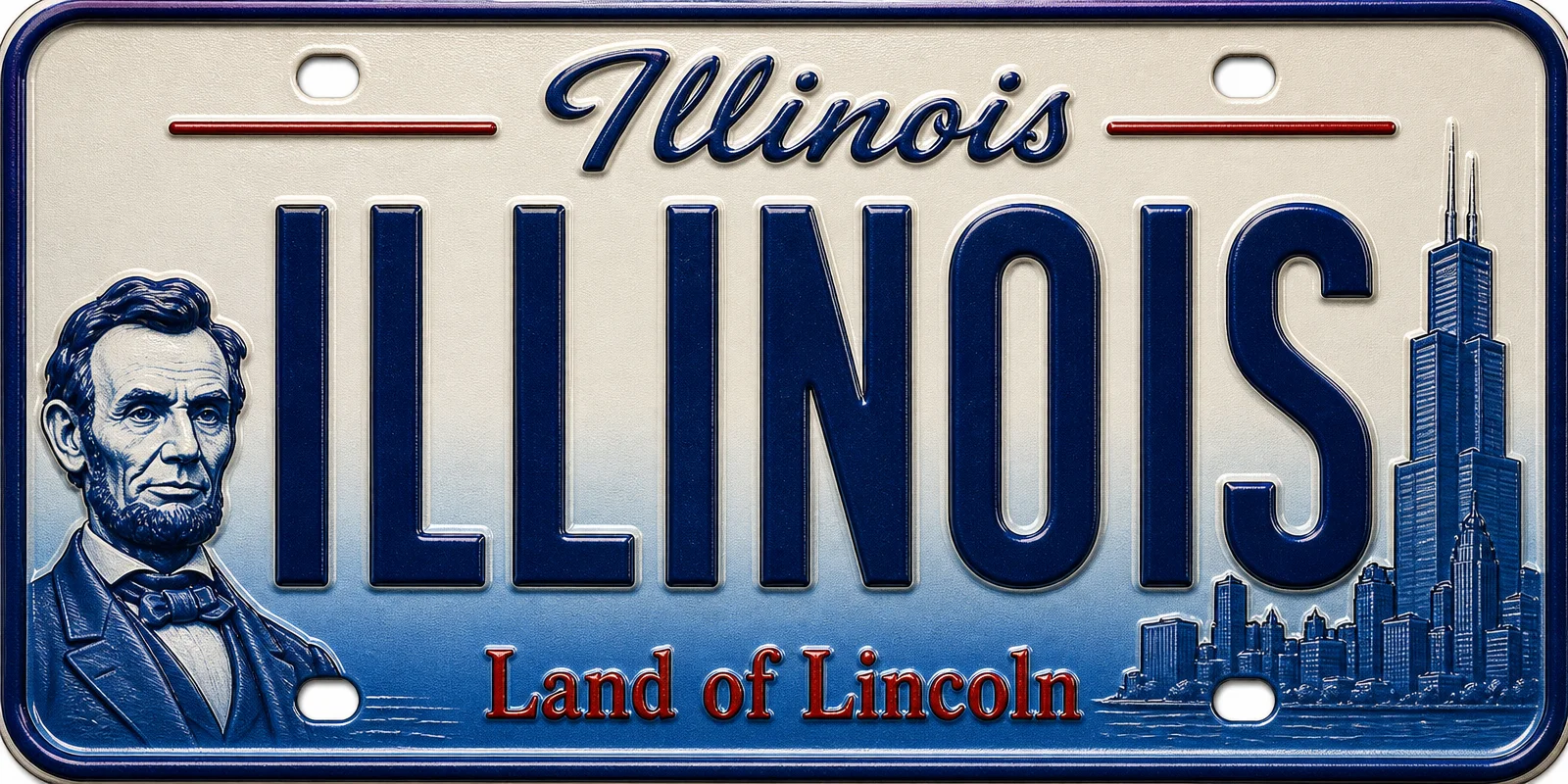- Illinois — License Plate Replica