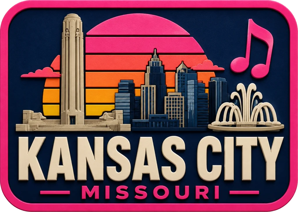 Kansas City - Missouri — Vibrant Layers 3D Magnet