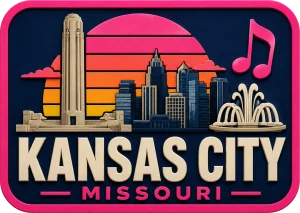 Kansas City - Missouri — Vibrant Layers 3D Magnet