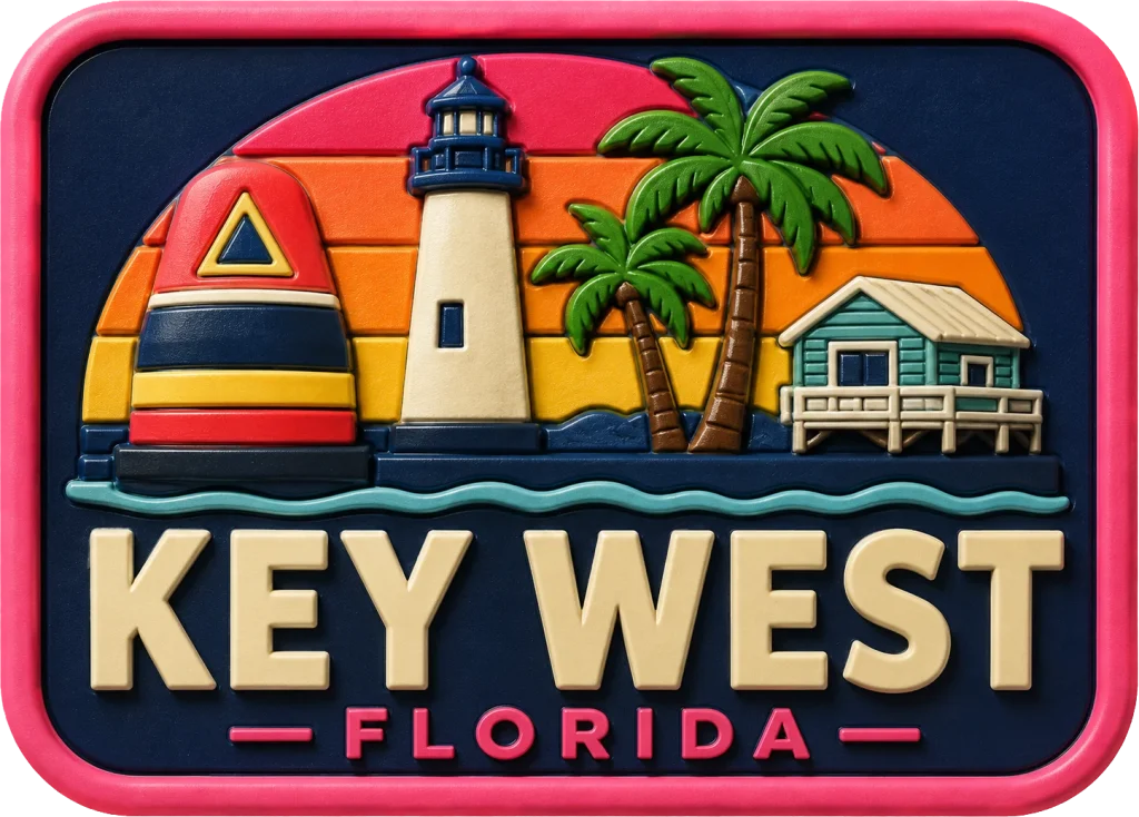Key West - Florida — Vibrant Layers 3D Magnet