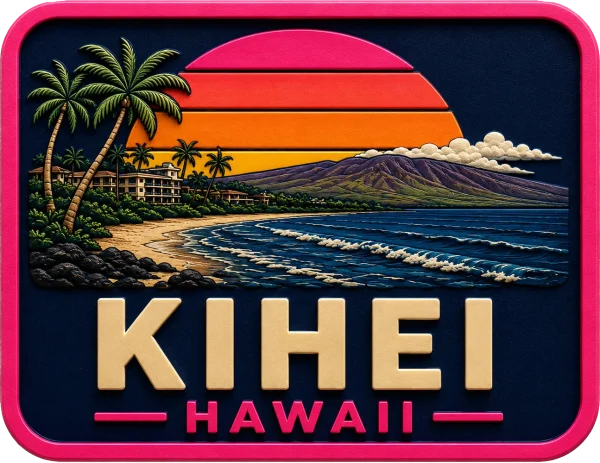 Kihei - Hawaii — Vibrant Layers 3D Magnet