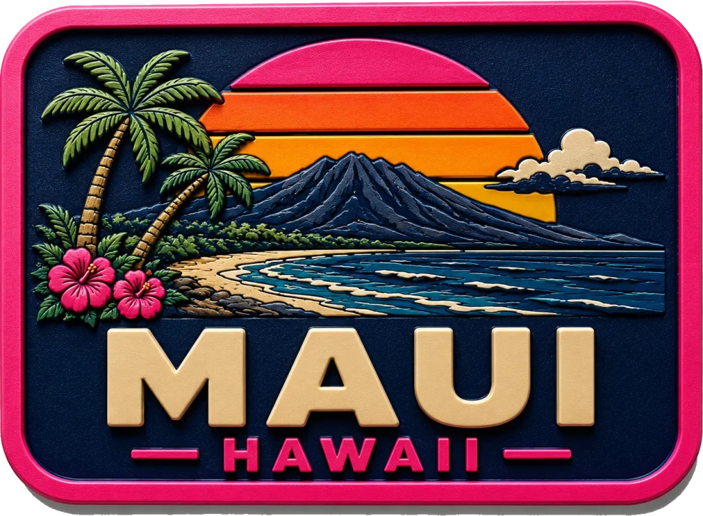 Maui - Hawaii — Vibrant Layers 3D Magnet
