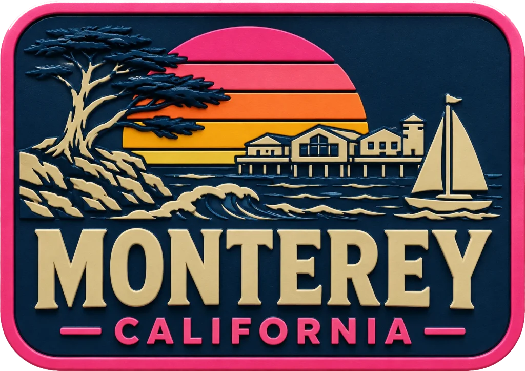 Monterey California - 1 — Vibrant Layers 3D Magnet