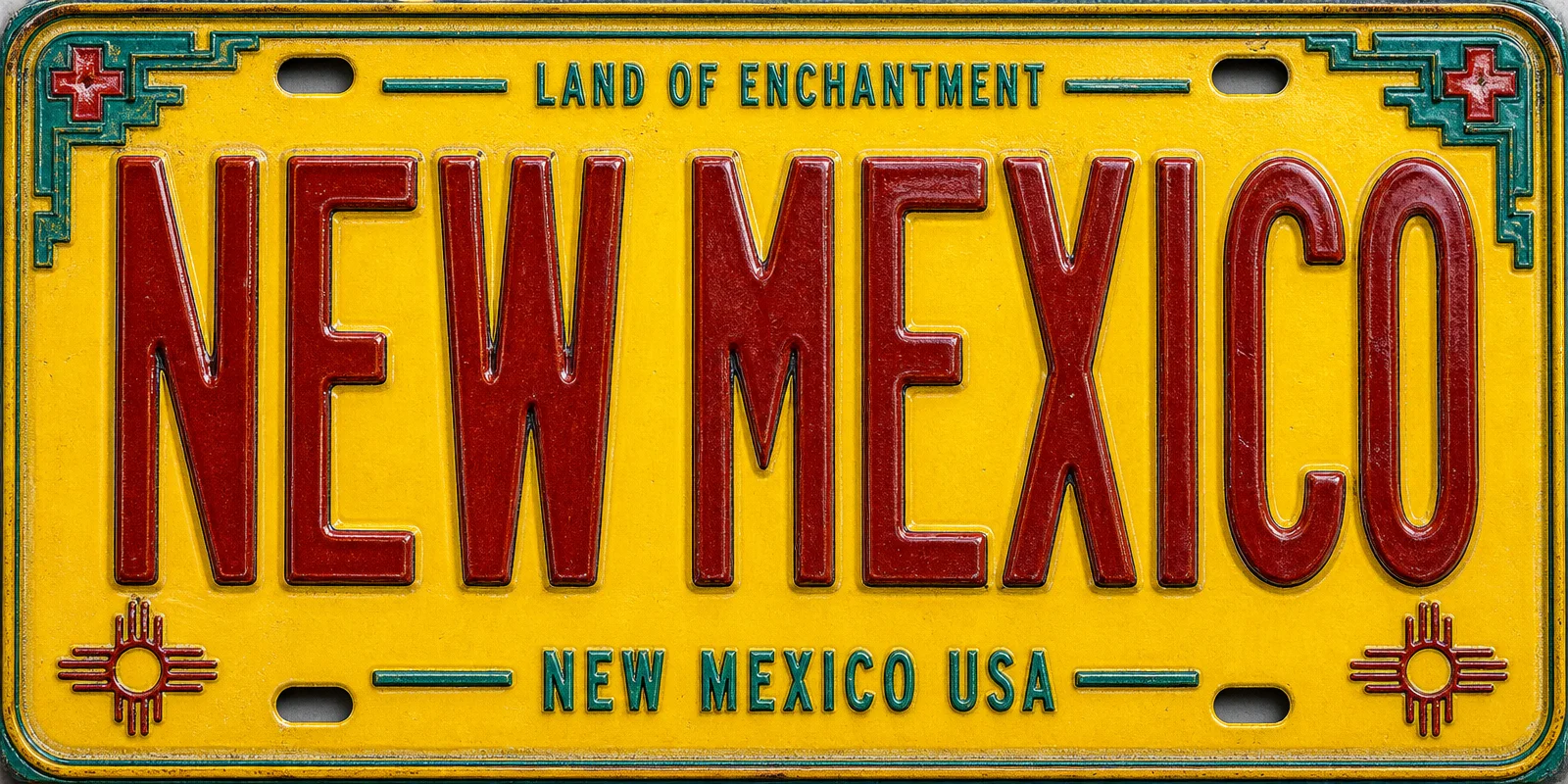 New Mexico — License Plate Replica