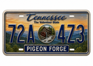 Pigeon Forge - Tennessee — License Plate Replica