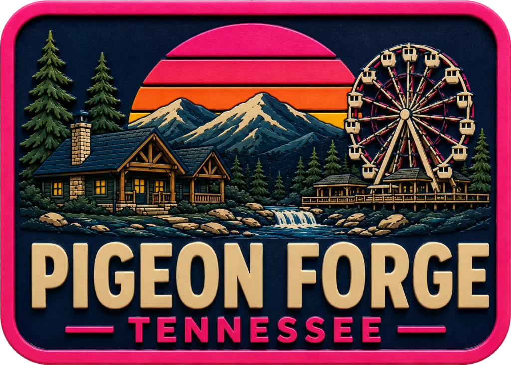 Pigeon Forge - Tennessee — Vibrant Layers 3D Magnet
