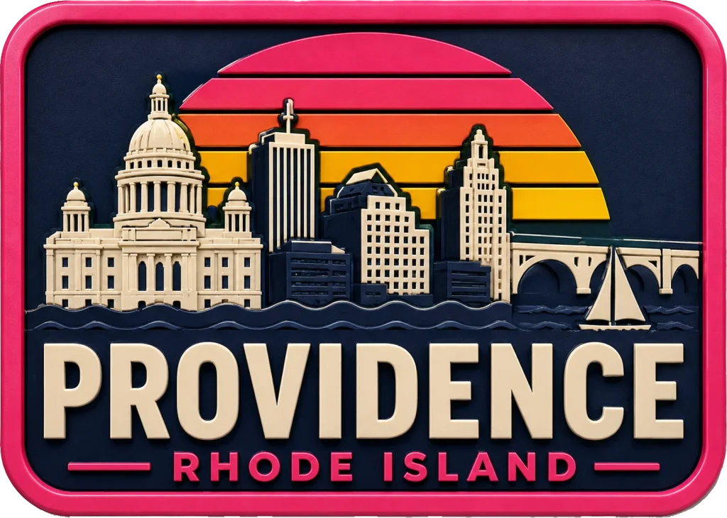 Providence - Rhode Island — Vibrant Layers 3D Magnet