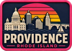 Providence - Rhode Island — Vibrant Layers 3D Magnet