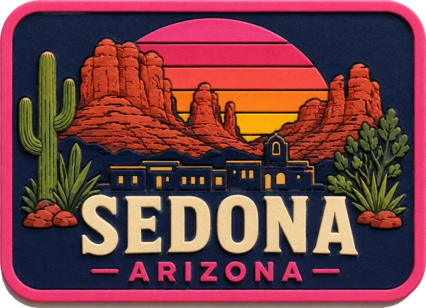 Sedona Arizona — Vibrant Layers 3D Magnet