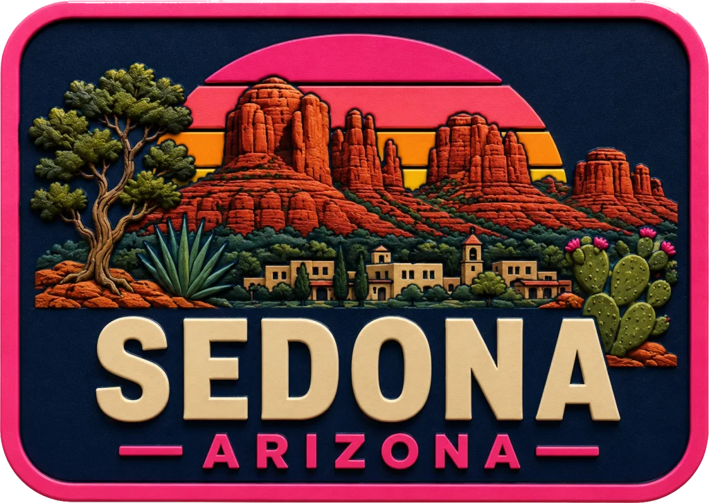 Sedona - Arizona — Vibrant Layers 3D Magnet