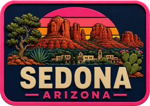 Sedona - Arizona — Vibrant Layers 3D Magnet