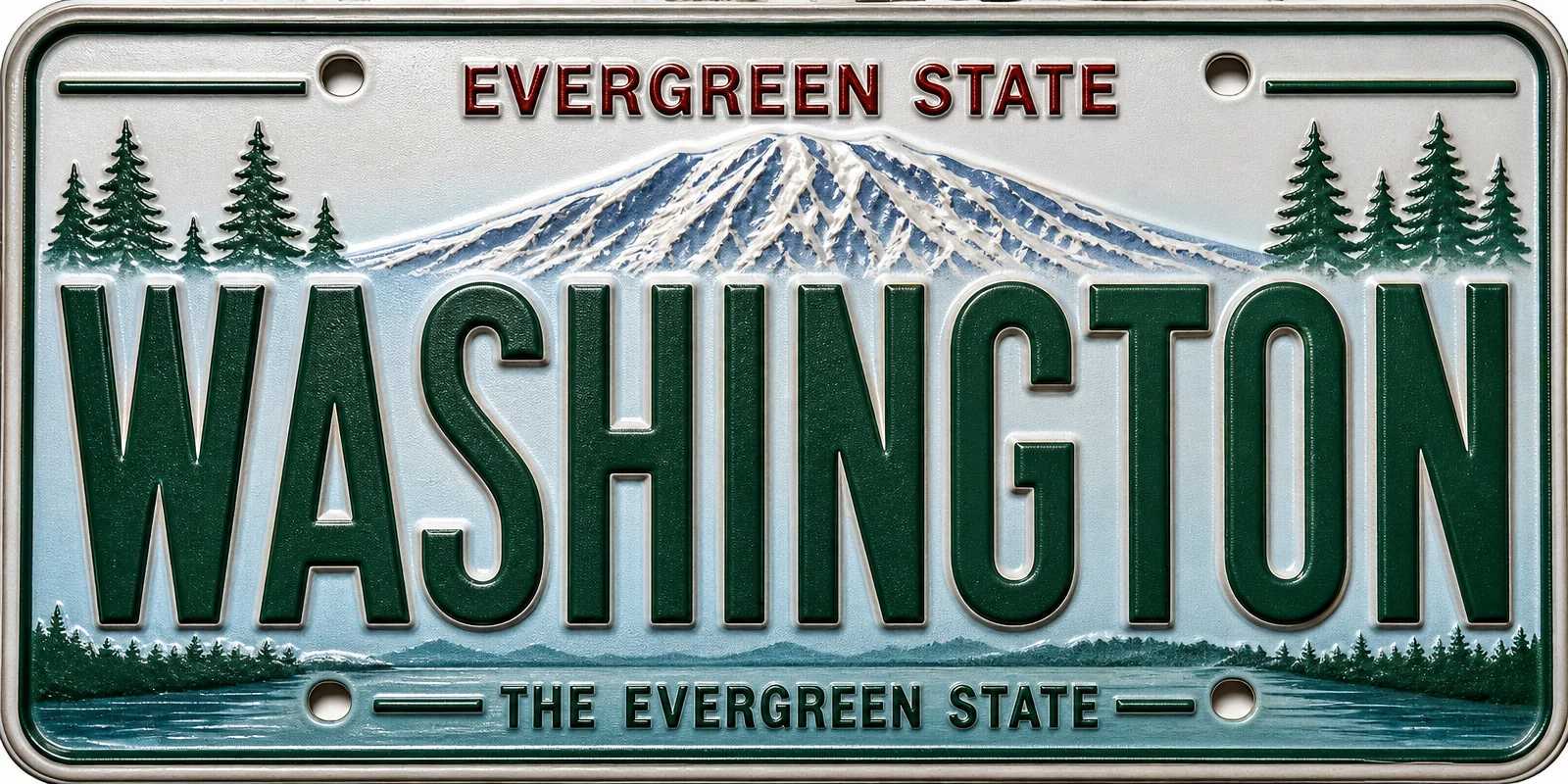 - Washington — License Plate Replica
